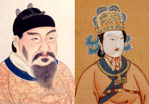 Tang gao jong Wu ze tian